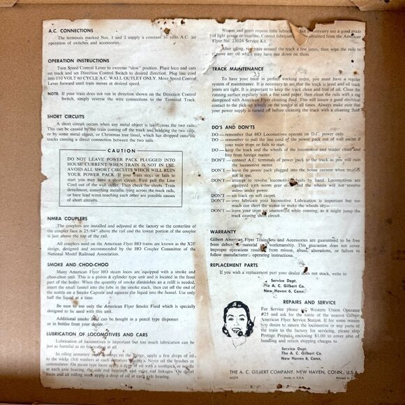 Gilbert American Flyer HO #30740 BOX ONLY + Mixed Train Cars Parts / Repair READ - Picture 13 of 15